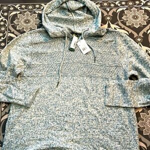 Even Tide soft sweater, hoodie, new with tags XL blue